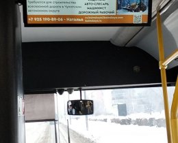 Реклама на мониторах в общественном транспорте